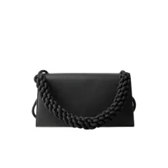 Early spring new underarm bag large capacity simple versatile one shoulder handbag - Black - View 1