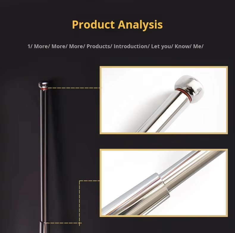 26 Inch Multifunctional Hiking Pole, Level 3, Extendable, Portable,car Mounted, Impact Resistant, Used For Hiking, Camping