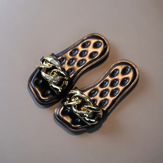 Outer Wear Soft soled Non slip Sandals Children's Casual Shoes Black - Shop at LoveMi