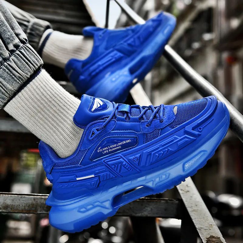 Popcorn Platform Running Sneakers Casual Low Top Qiankun Wheel