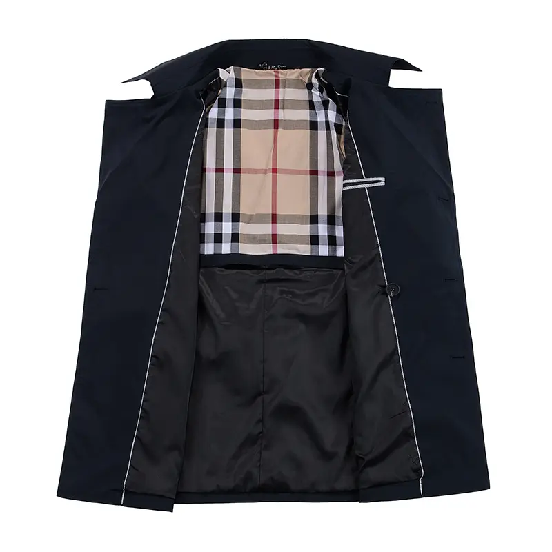 Men's Business Casual Mid-length Cloak Overcoat