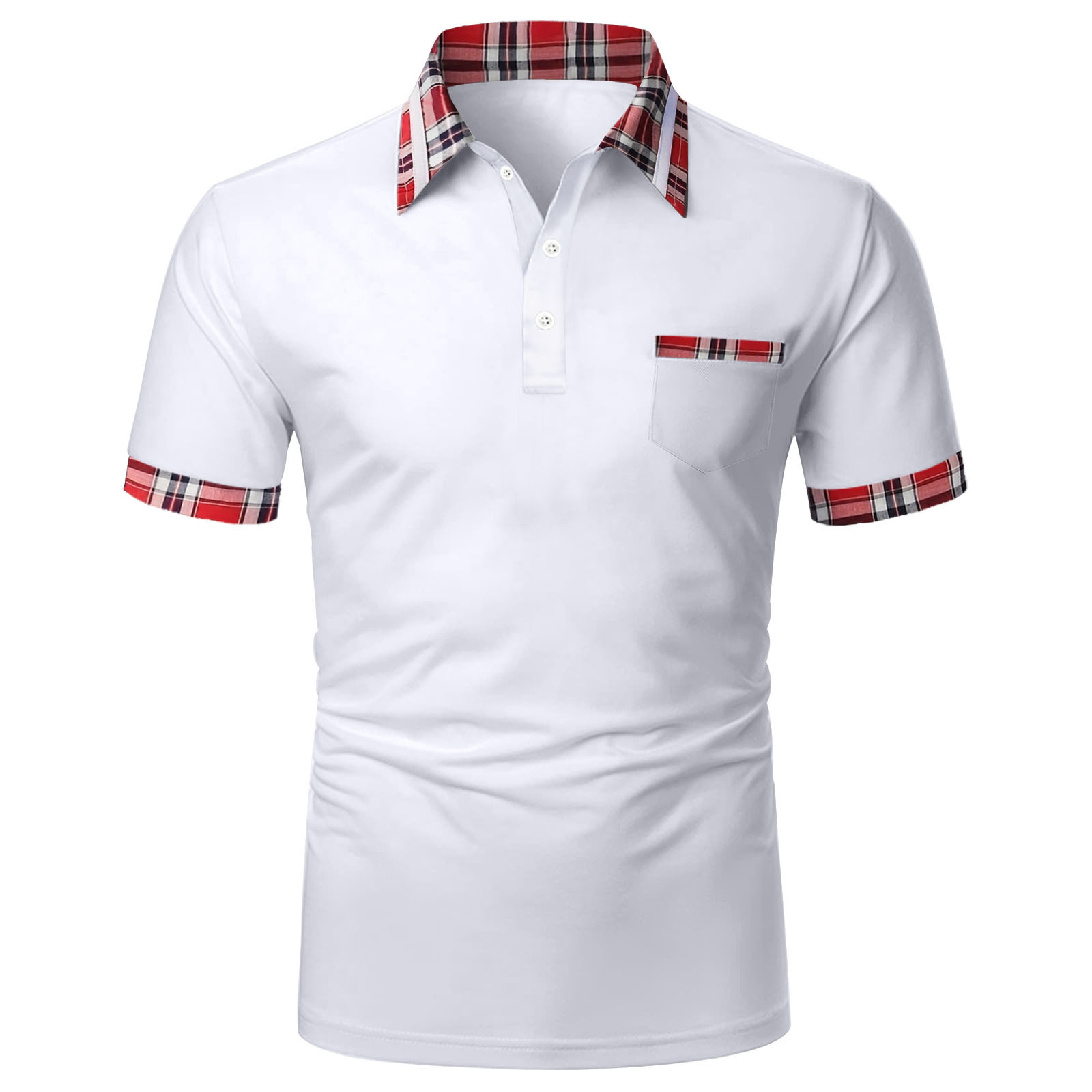 Title 4, Camiseta Polo para Hombre Estilo Nuevo Manga Co...