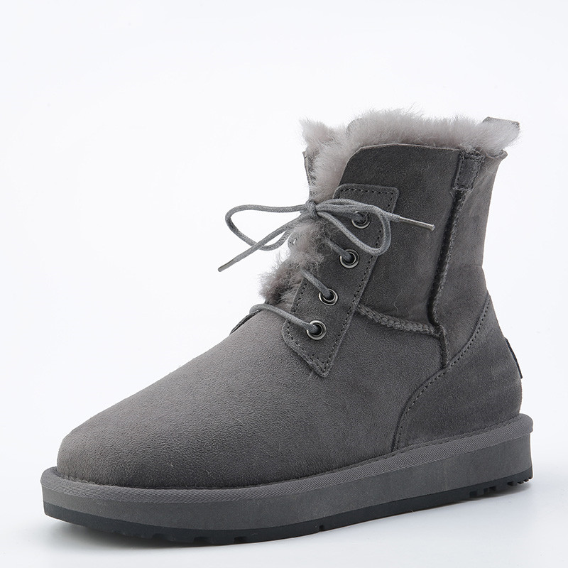 Title 4, Herren Schneestiefel mit Lammfell und Fell, int...