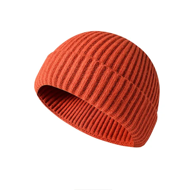 Retro Solid Color Adult Melon Hat Orange - Shop at LoveMi