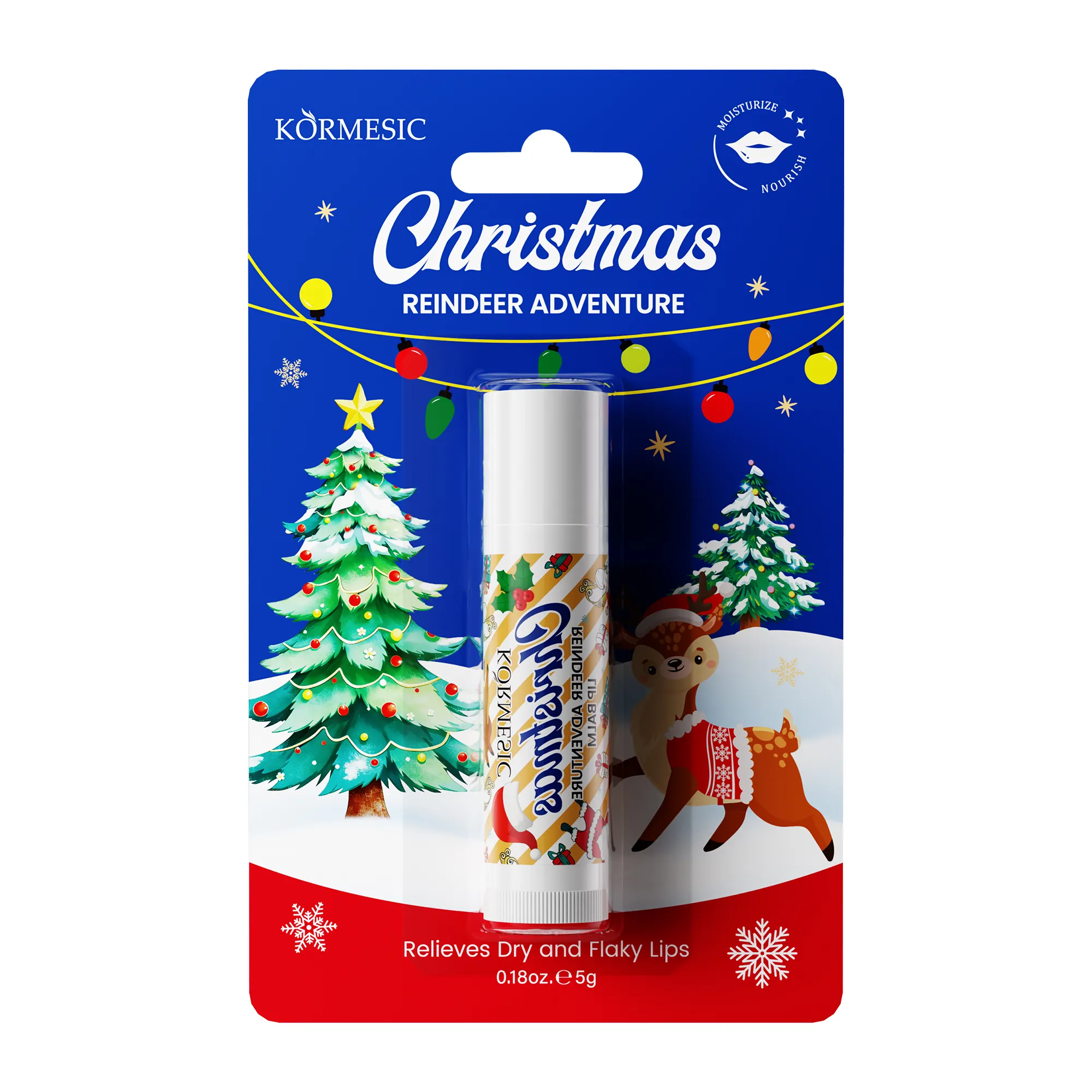 KORMESICKORMESIC Reindeer Adventure Lip Balm