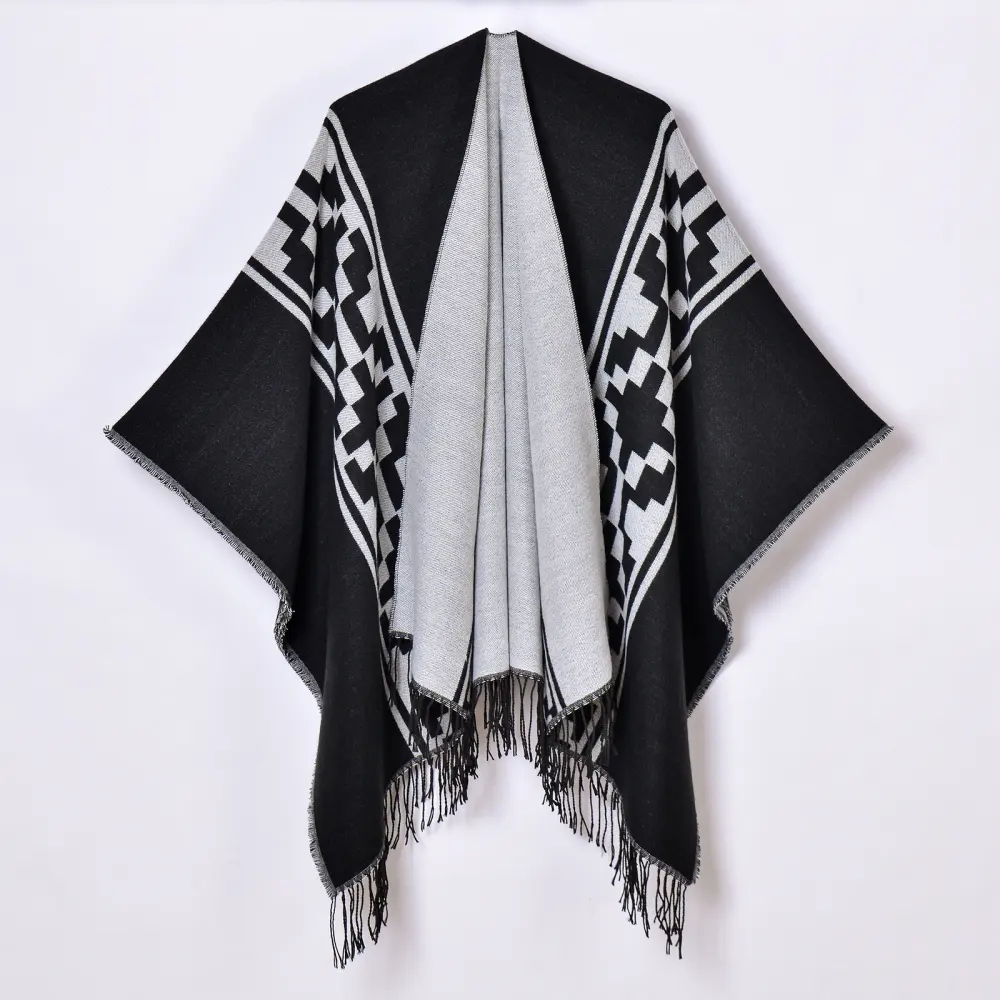 Women's French Rose Large Split Shawl