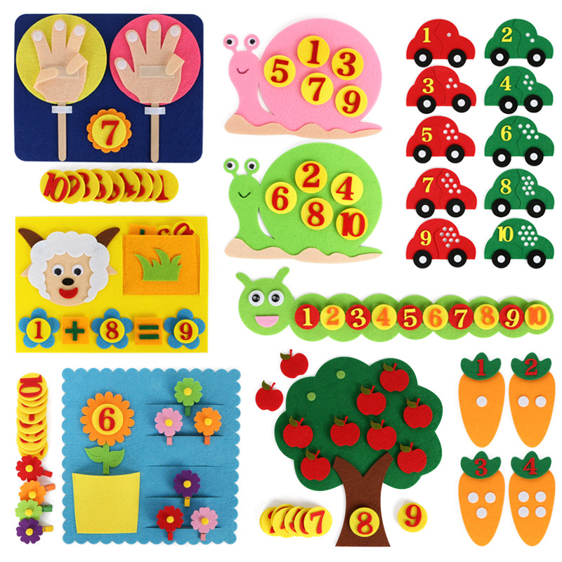 Handmade Homework Materials Non-woven Educational Toys Diy