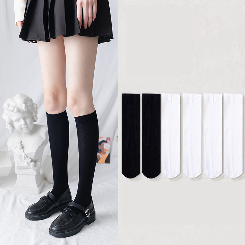 Calf socks2black 4white