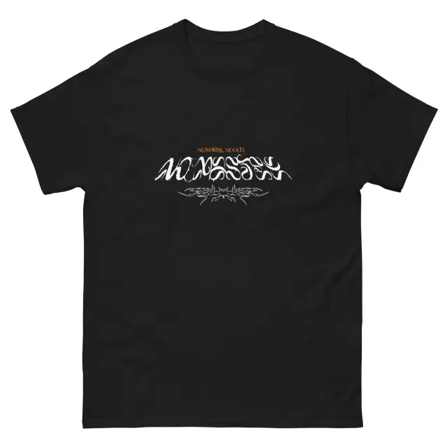 Cotton T shirt Custom Logo Round Neck Short Sleeve Work Clothes Black - Shop at LoveMi