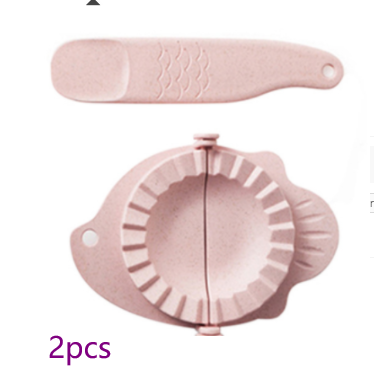 Plastic Dumpling Maker Device 2Pcs Pink Style2 - Shop at LoveMi