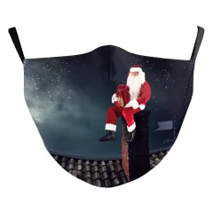Christmas Digital Printing Creative Design Double Dust Mask - B1781620 - View 1