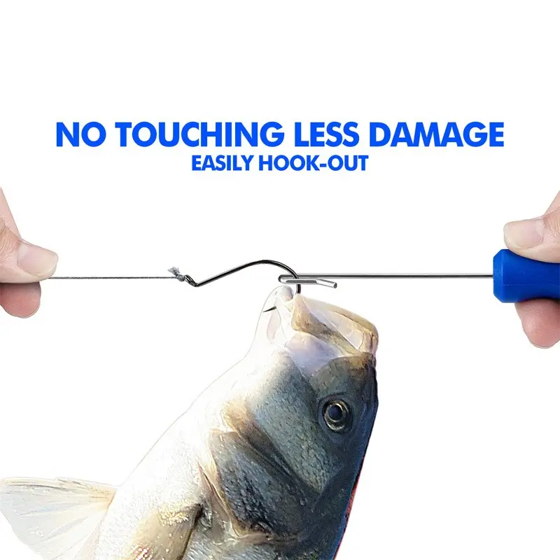 Hook Remover Fishing Lure Tool Deep Throat