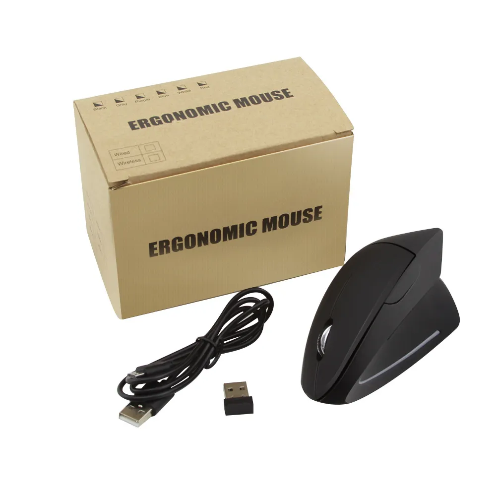 Vertical Vertical Wired Computer Accessories Handheld Optical Mouse – image 9
