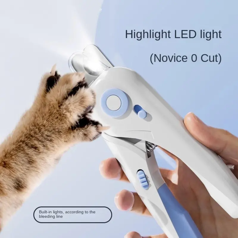 Cat Nail Clippers Pet Scissors Dog Nail Clippers Kitten Puppy Than Bear Rabbit Cat Paw Lamp Artifact