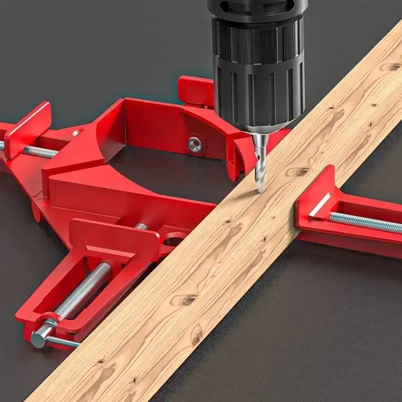 Right Angle Clamps 4Pcs - Heavy Duty Corner Clamps For Woodworking, Picture Frames & Cabinet Installation  Positioning Pliers For Wood, Glass, Pipes