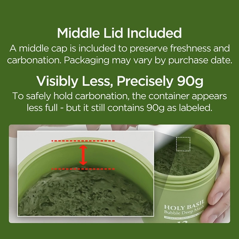 Holy Basil Sparking Bubble Maskbaok