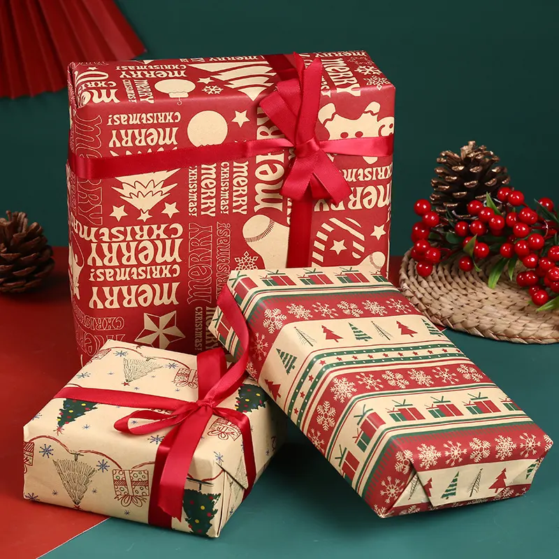 Thickened Wrapping Paper for Christmas Gifts