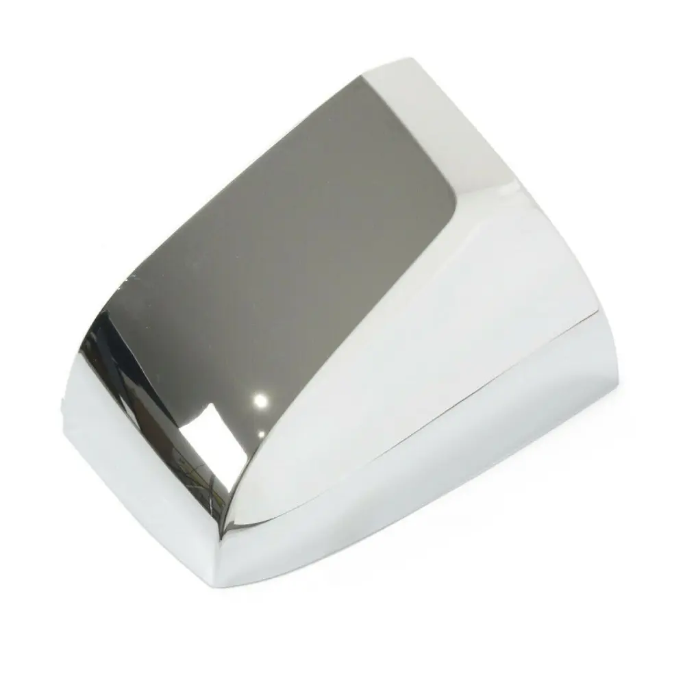 Pair Chrome Hood Mirror Covers For Volvo VNL Trucks 2004-2017 Left & Right Side