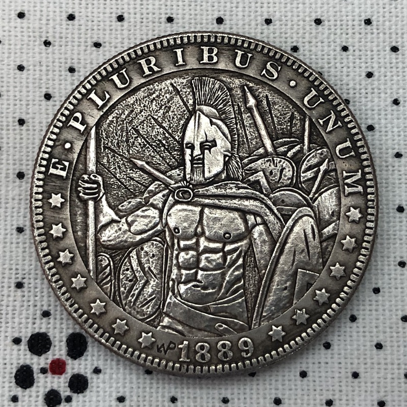 Title 5, 38MM Antique Silver Coin Crafts