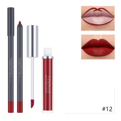 New Lip Gloss Combination Set Non-stick Cup Is Not Easy To Fade - 12Color - View 1