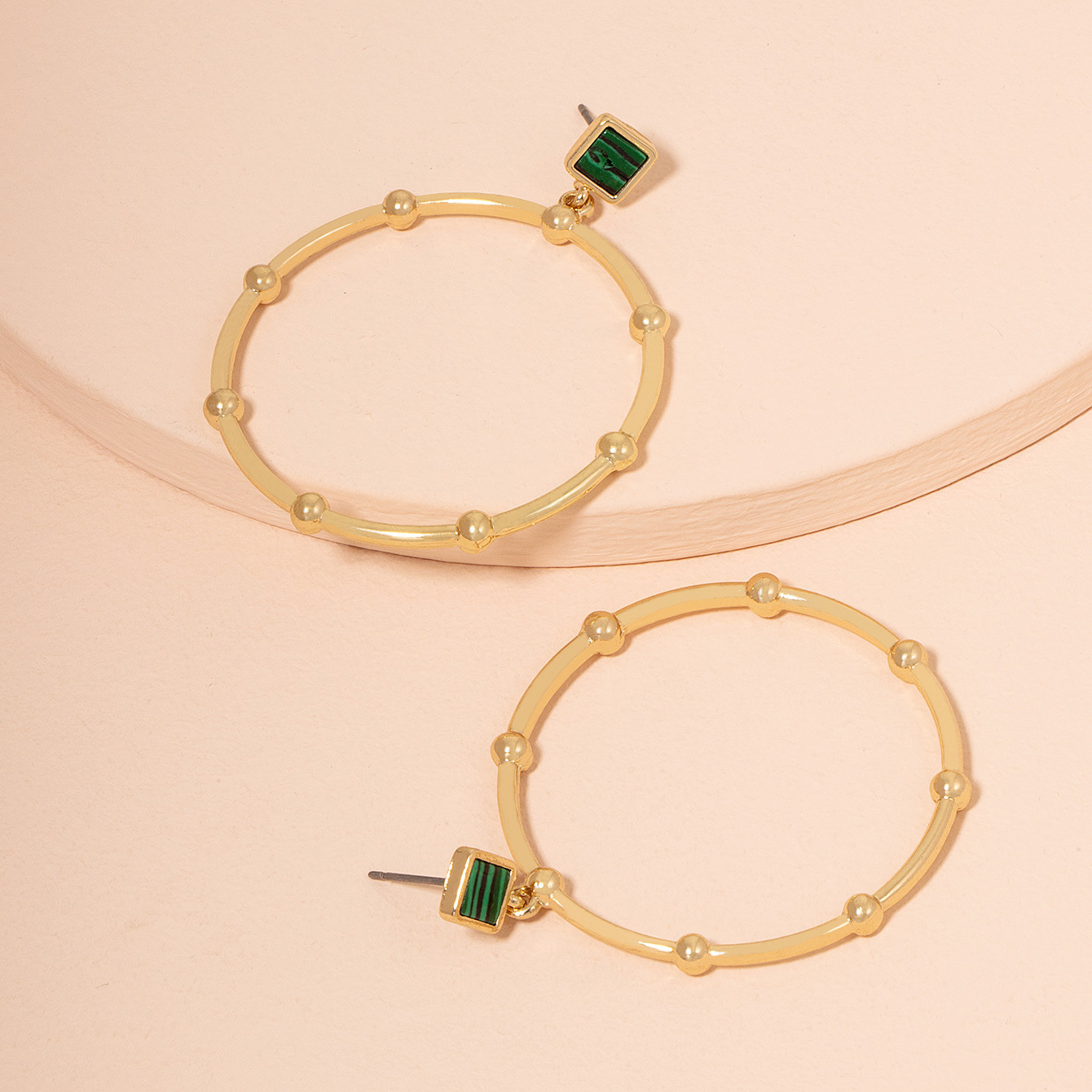 European And American Net Red New Exaggerated Fashion Geometric Circle Earrings