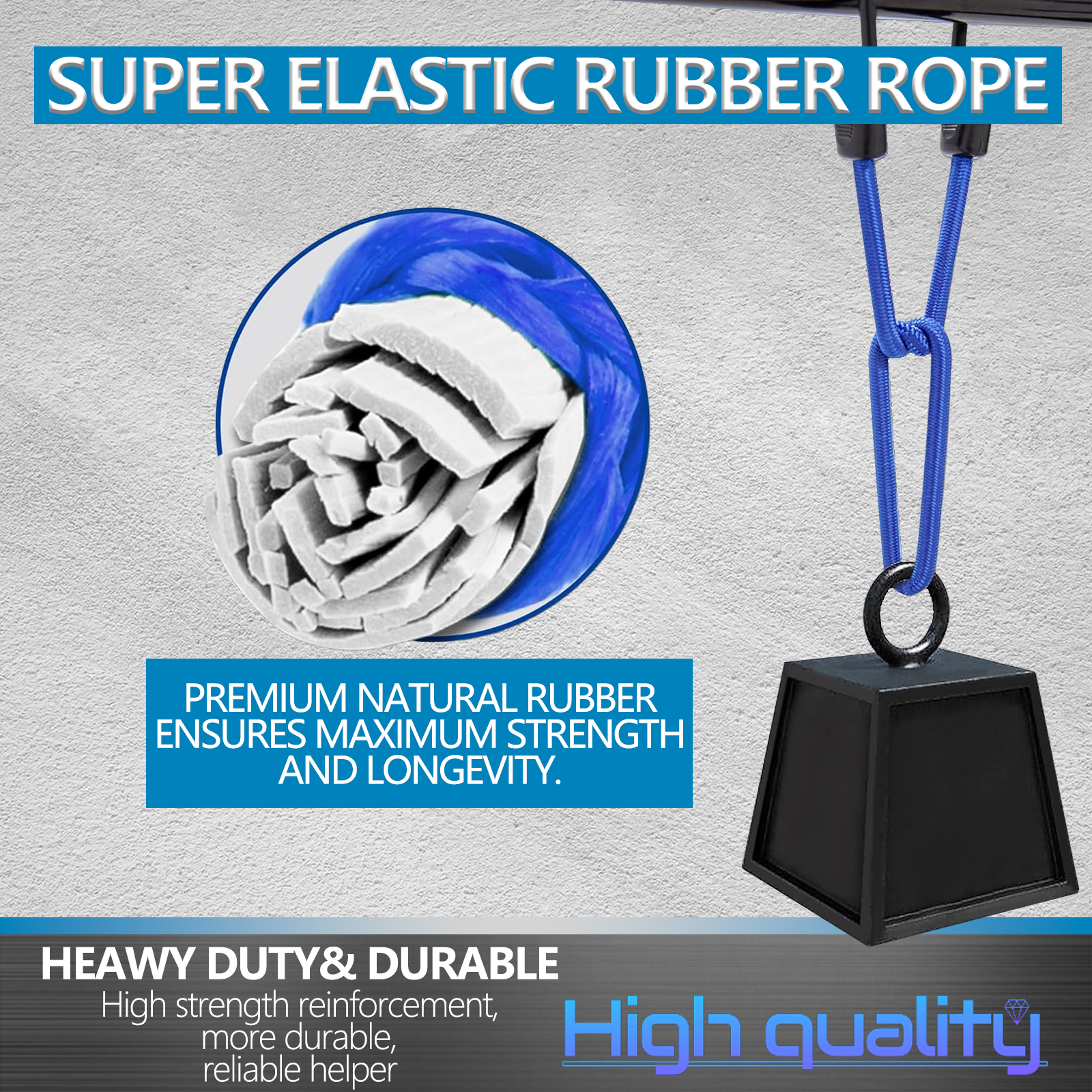 32-piece Set Of Rope Hooks, Elastic Ropes For Outdoor Awnings