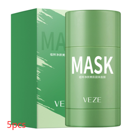 Masque solide nettoyant anti-brillance — thé vert 40 g 2