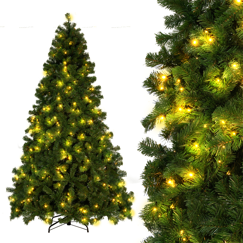 Christmas Tree PVC Artificial Snow Mall Window Decoration Cedar Christmas Decoration Supplies