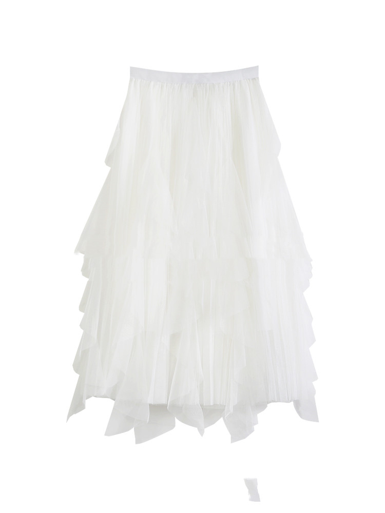 Fairy Skirt Pleated Irregular Spring And Autumn