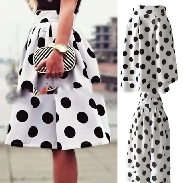 Real Shot European And American Autumn And Winter Slimming Half length Pleated Bubble Skirt White - Shop at LoveMi