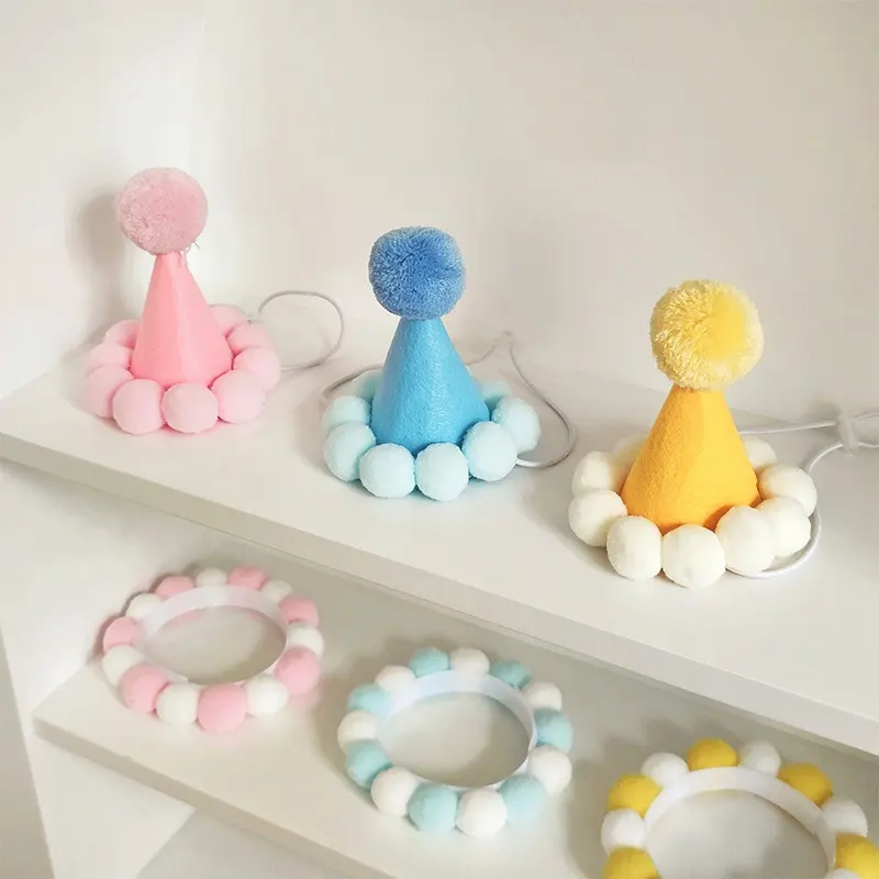 Pet Cute Birthday Hat Decoration Photo Props