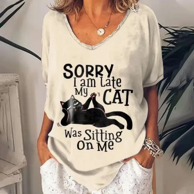 T shirt Animal Print Casual Loose Street Trend Erxxwaa220 L - Shop at LoveMi