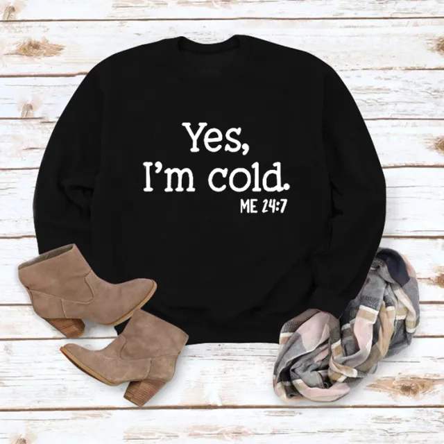 Letter Round Neck Pullover Long Sleeve Sweatshirt Styles4 M - Shop at LoveMi