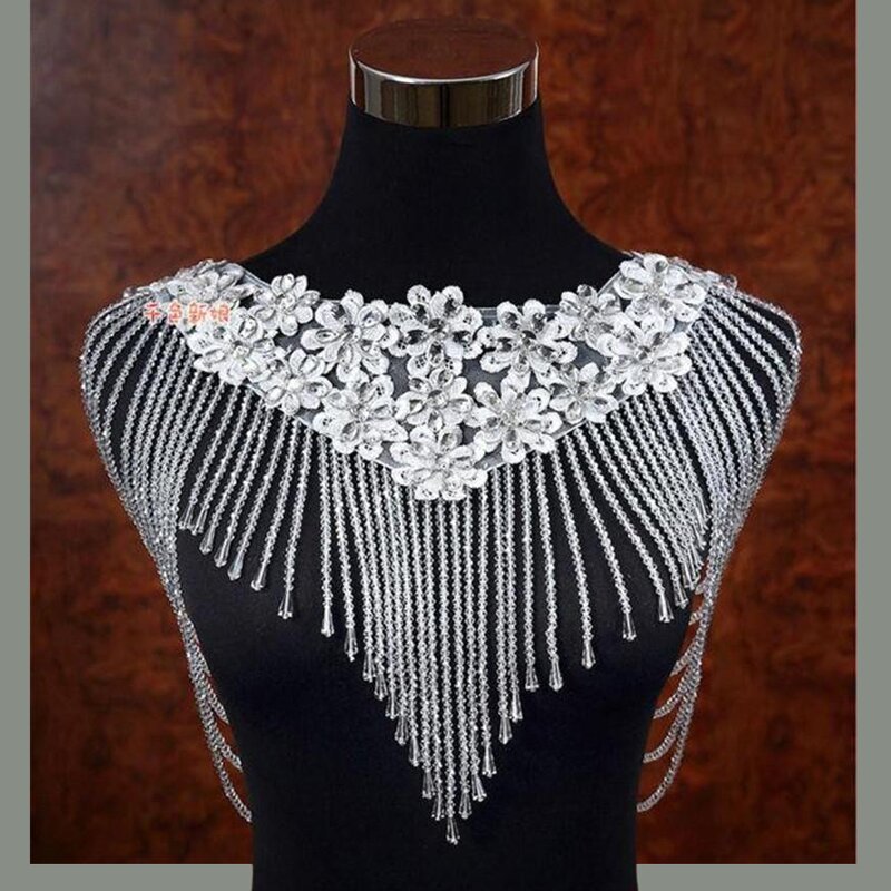 Title 1, Handmade Beaded Small Shawl Wedding Shawl