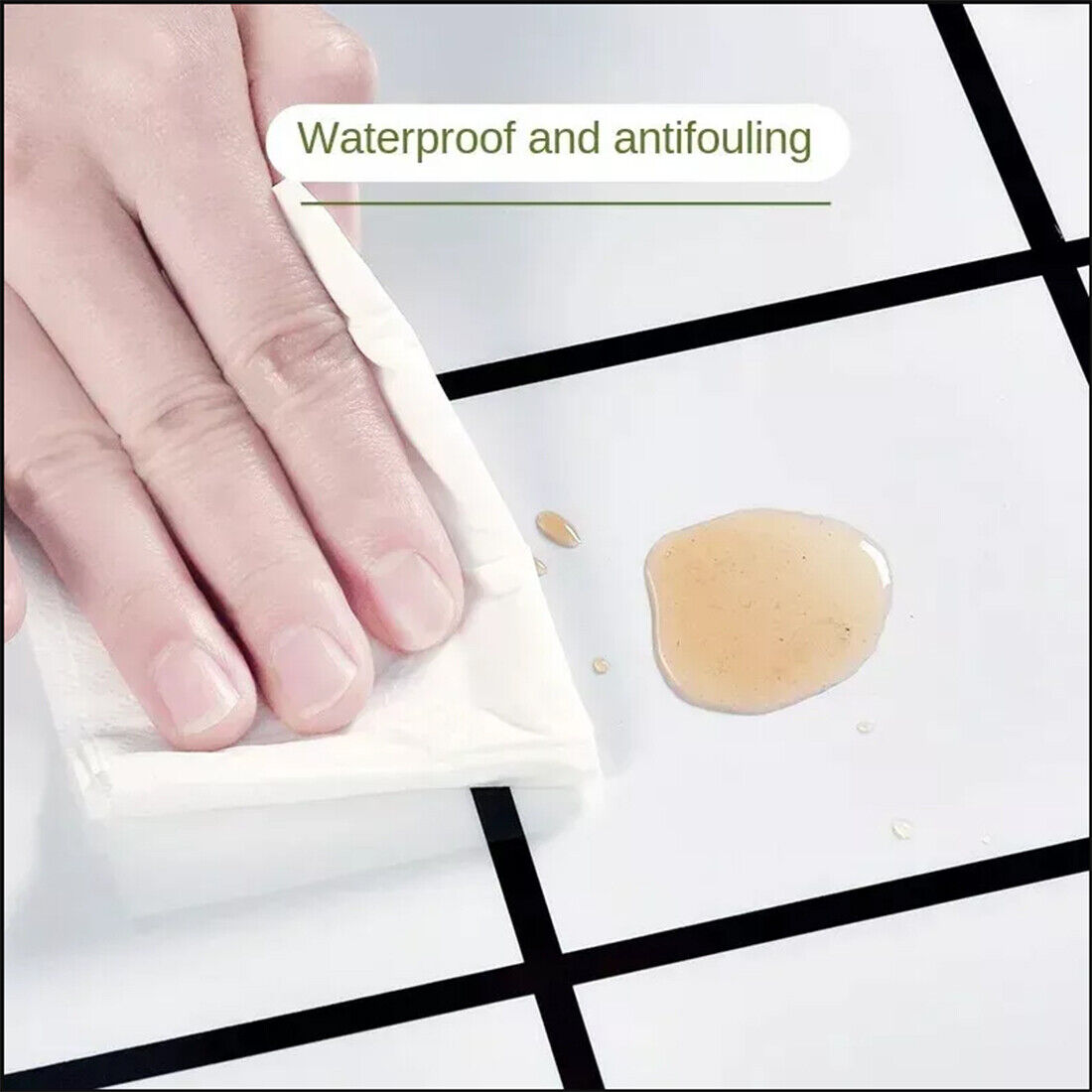 NEW 10Marble Tiles Sticker Self-Adhesive Stick Kitchen Home Wall Bathroom Decor — image 10