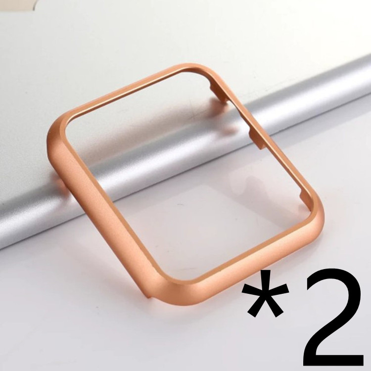 2pcs Rose Gold