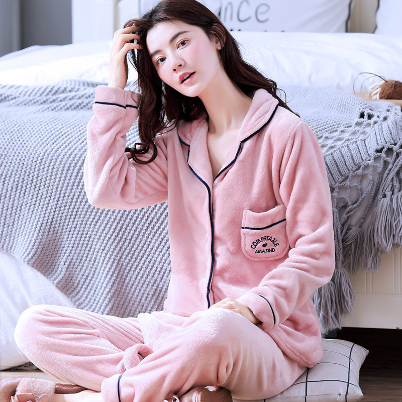 Title 12, Coral Fleece Thickening Can Be Worn Outside Hom...