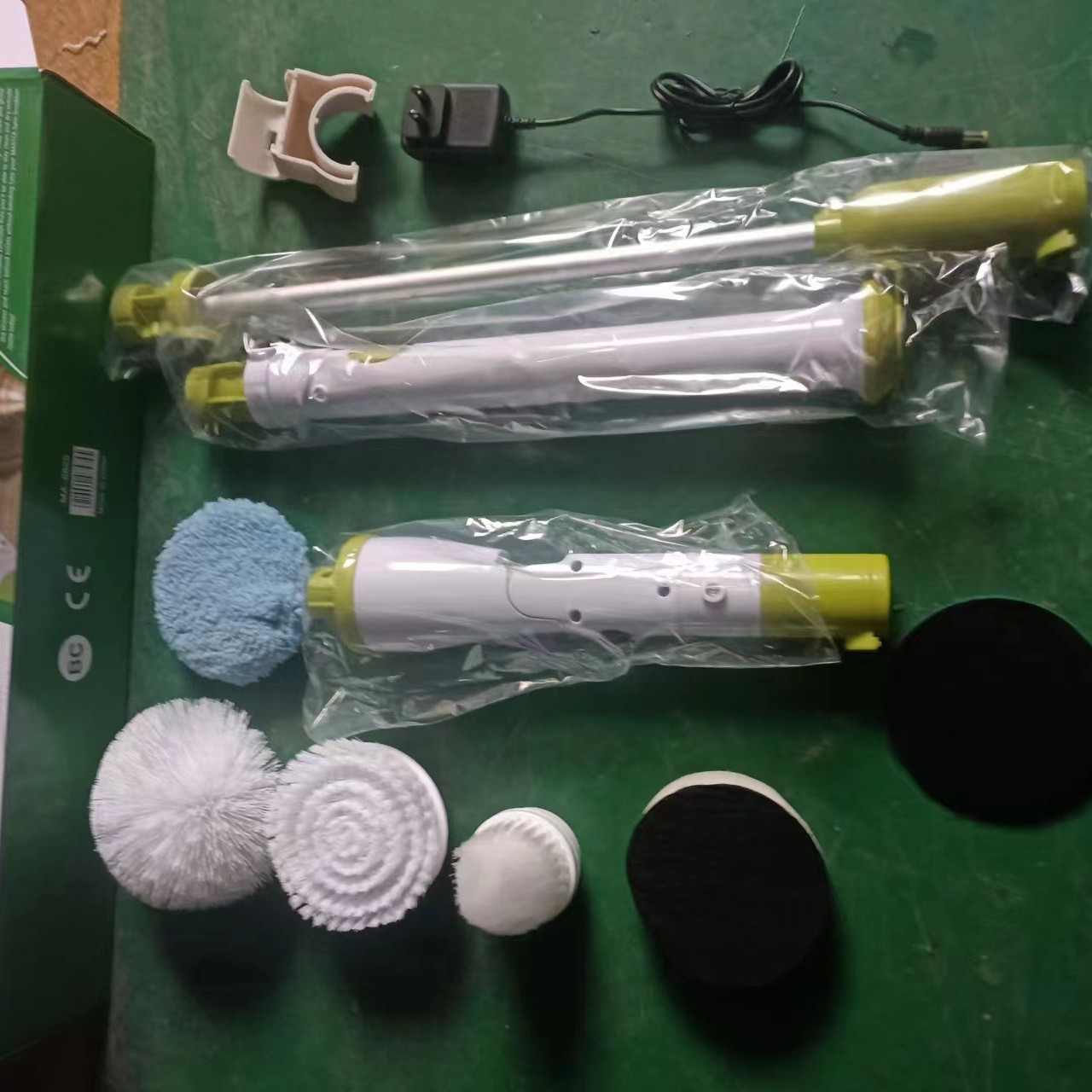 Wireless Electric Cleaning Brush With Long Handle Extension