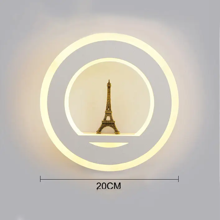 Nordic Wall Lamp Creative Bedside Dimmable Wedding