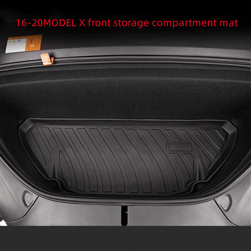 Front storage box mat