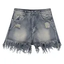 Denim Shorts-L
