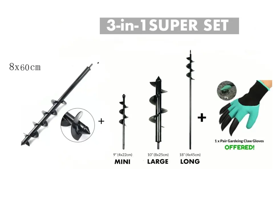 Spiral Loosening Drill Bit Alloy Ground