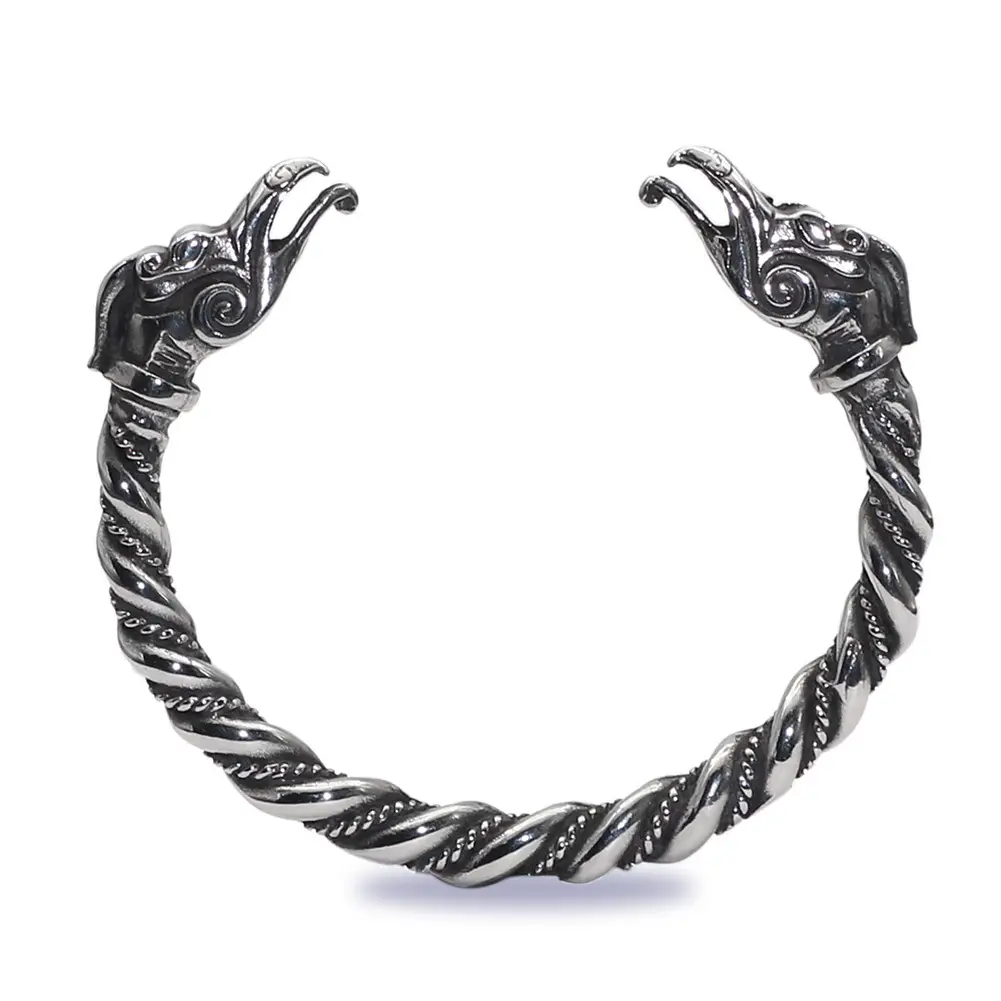 Men's Titanium Steel Retro Solid Bracelet