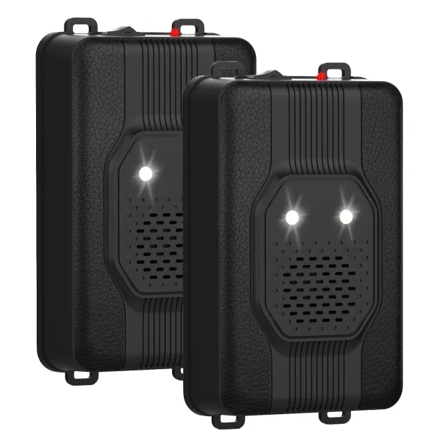 2 Pack Under Hood Ultrasonic Rodent Repeller Rodent Control Deterrent Chaser Blocker For Vehicle Indoor With Strobe Light 3 Power Supplies 2Pcs - Shop at LoveMi
