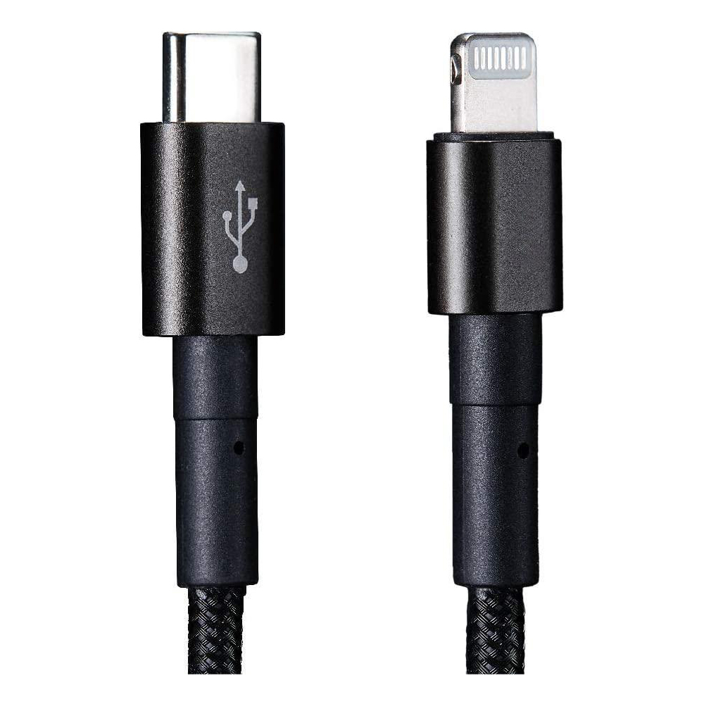 150cm 180cm USB Charging Cable A Pple MFi Certified, Nylon Braided Jacket,Black Premium Series