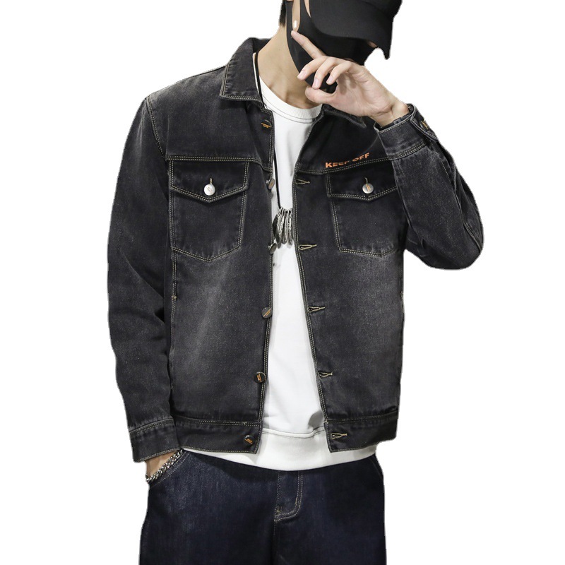 Lapel Workwear Jacket Korean Style Fashionable And Handsome Outer Wear