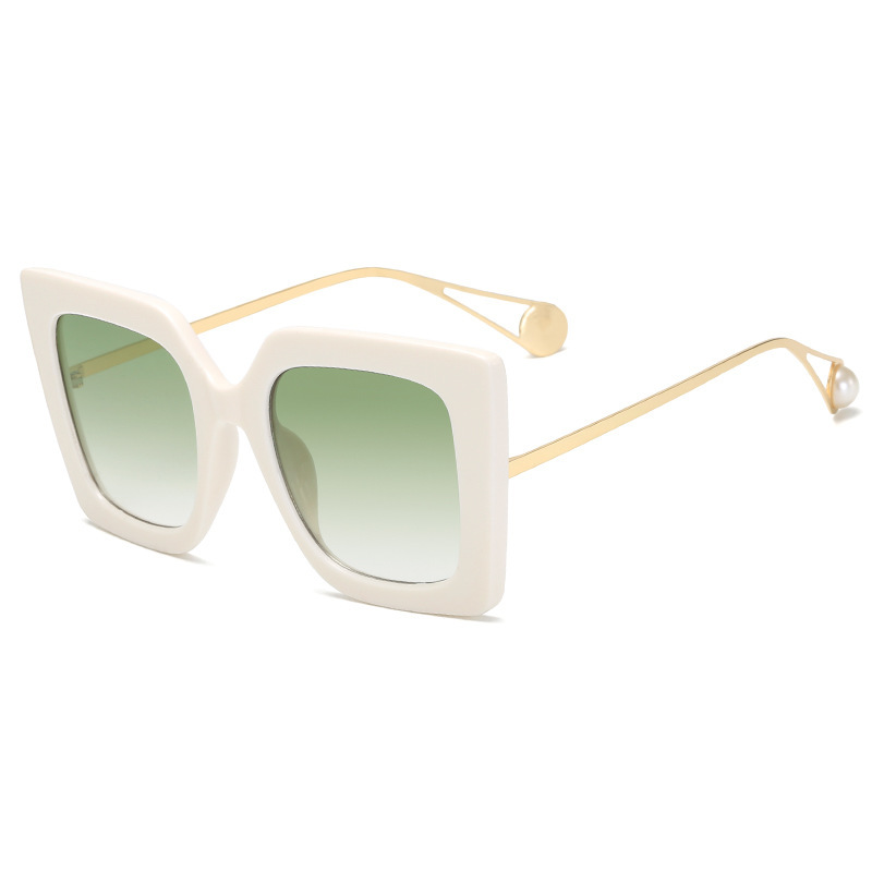 Title 5, European style square frame sunglasses