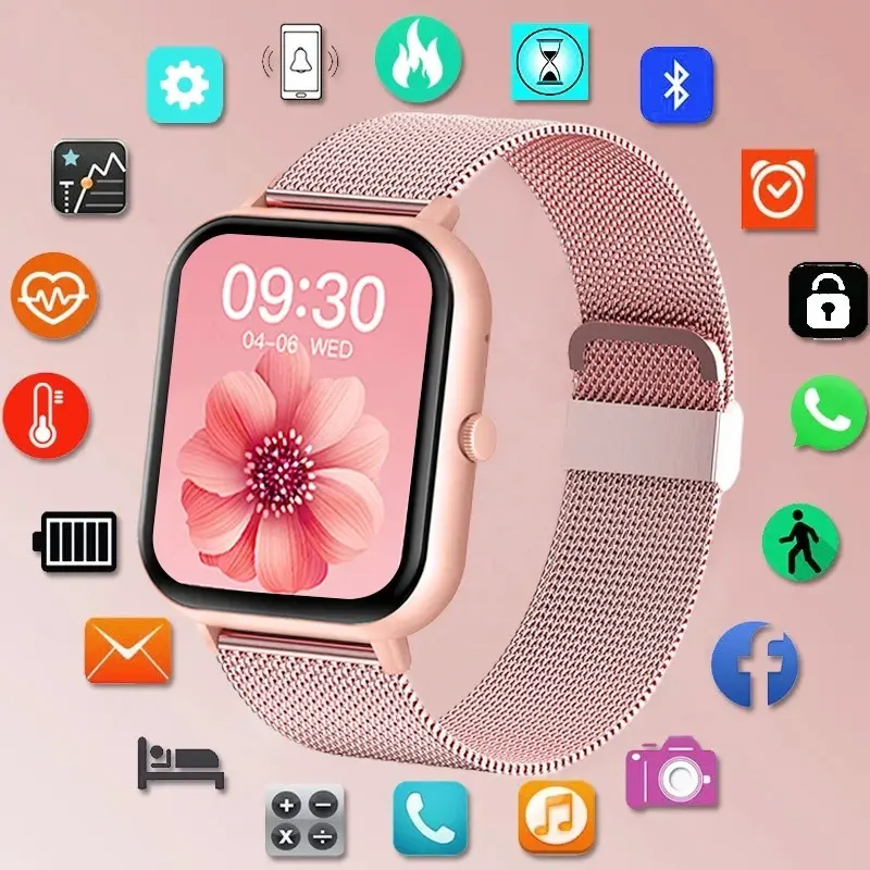 ZL54C Smart Watch AI Voice Assistant Heart
