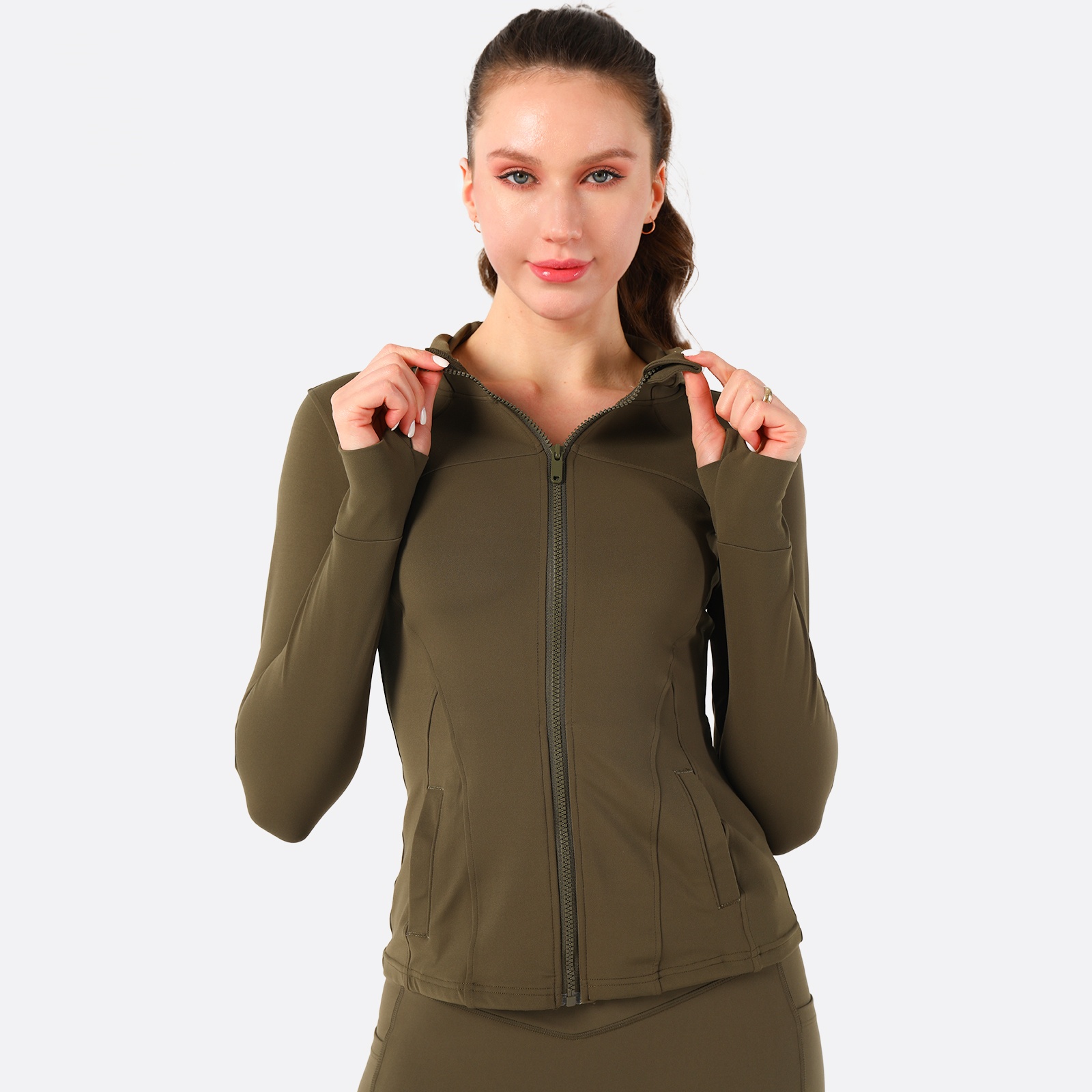 Hooded Jacket Yoga Clothes - Picture 14 of 14