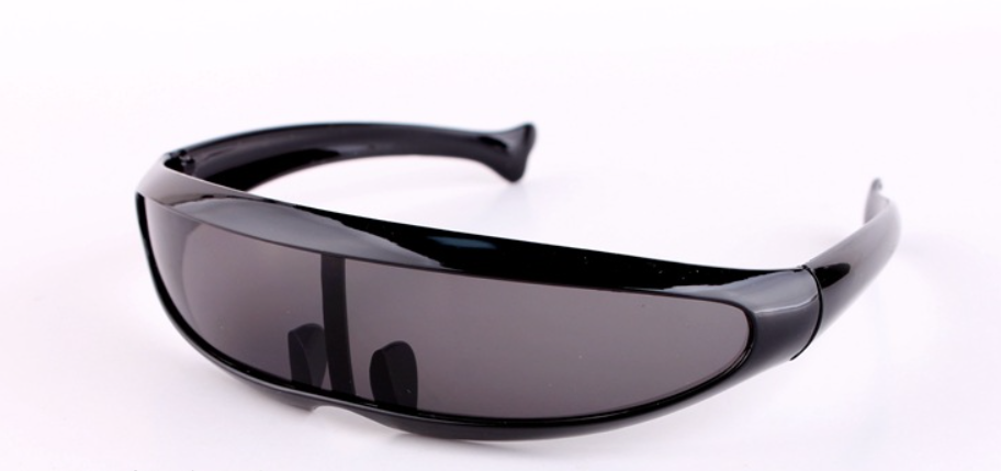 Title 6, X Men Fish Shaped Laser Glasses Mercury Lens